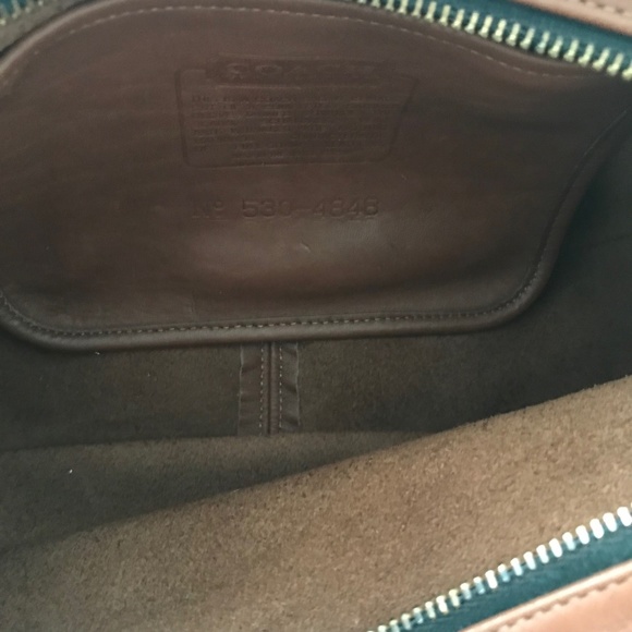 Vintage 1970s Coach Leather Crossbody Purse - Picture 6 of 6